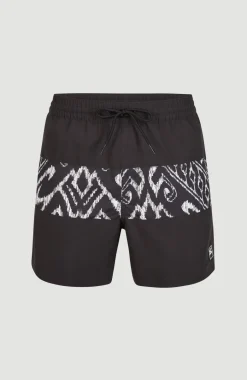 Zwemshort Cali Block 15'' | Black Magic Carpet