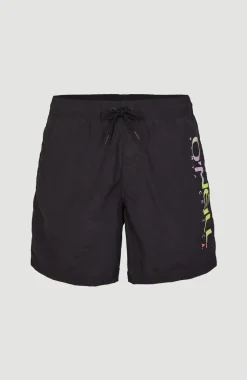 Zwemshort Cali Melted Print 16'' | Black Out