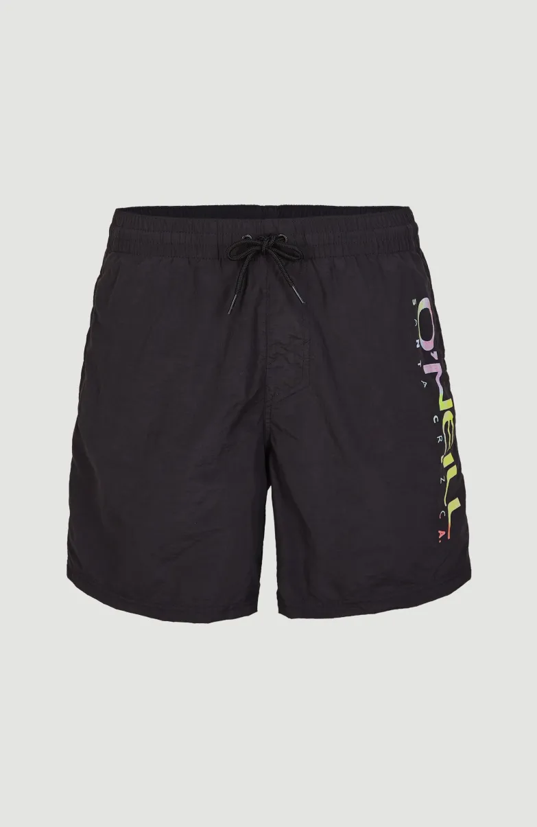 Zwemshort Cali Melted Print 16'' | Black Out