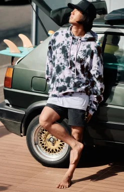 Zwemshort Cali Melted Print 16'' | Black Out