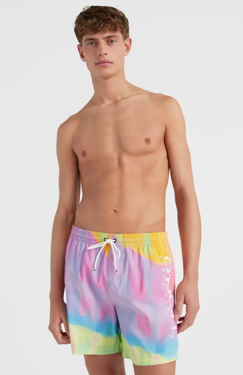 Zwemshort Cali Melting 16'' | Orange Melting Gradient