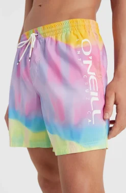 Zwemshort Cali Melting 16'' | Orange Melting Gradient