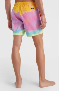Zwemshort Cali Melting 16'' | Orange Melting Gradient
