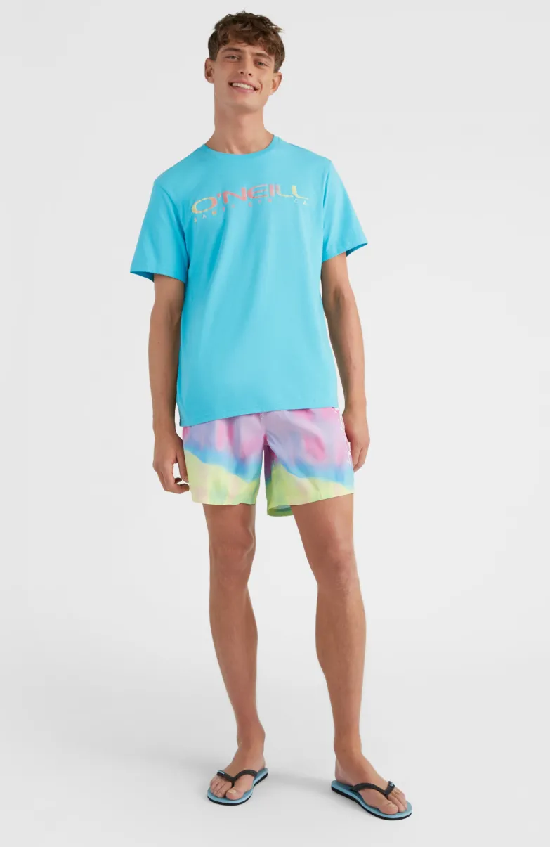 Zwemshort Cali Melting 16'' | Orange Melting Gradient
