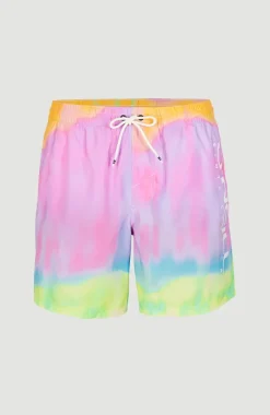 Zwemshort Cali Melting 16'' | Orange Melting Gradient
