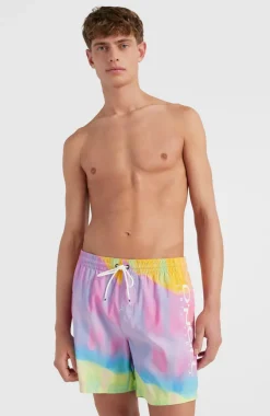 Zwemshort Cali Melting 16'' | Orange Melting Gradient