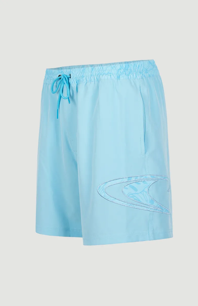 Zwemshort Cali Ocean 16'' | Blue Topaz
