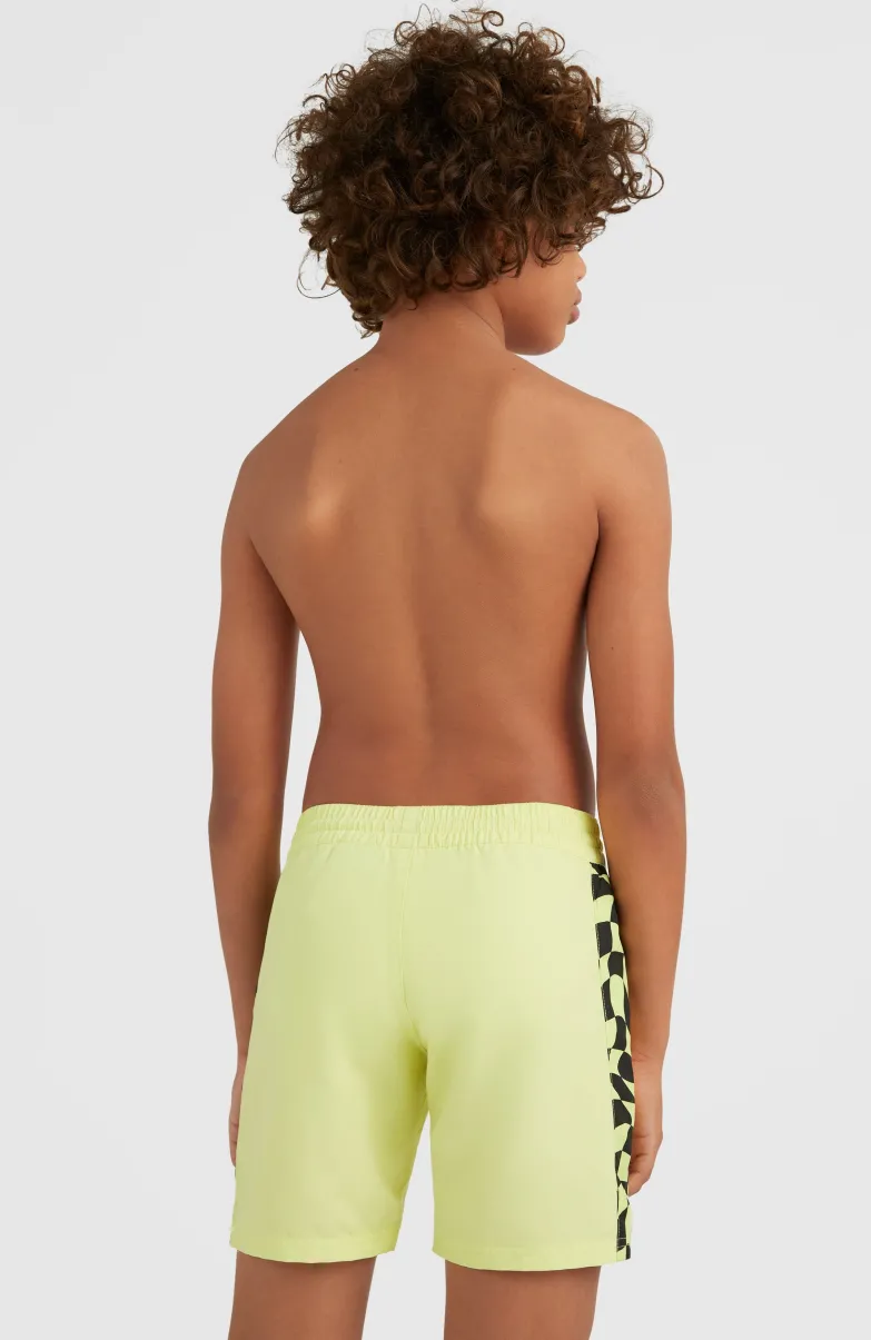 Zwemshort Cali Panel 14'' | Sunny Lime Colour Block