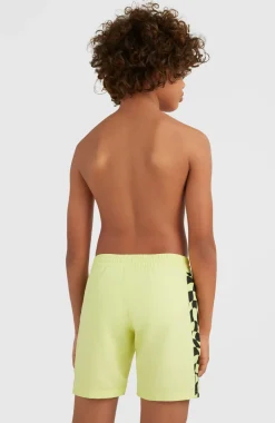 Zwemshort Cali Panel 14'' | Sunny Lime Colour Block