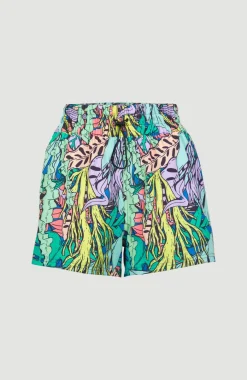 Zwemshort Ocean Mission | Blue Comic Seaweed
