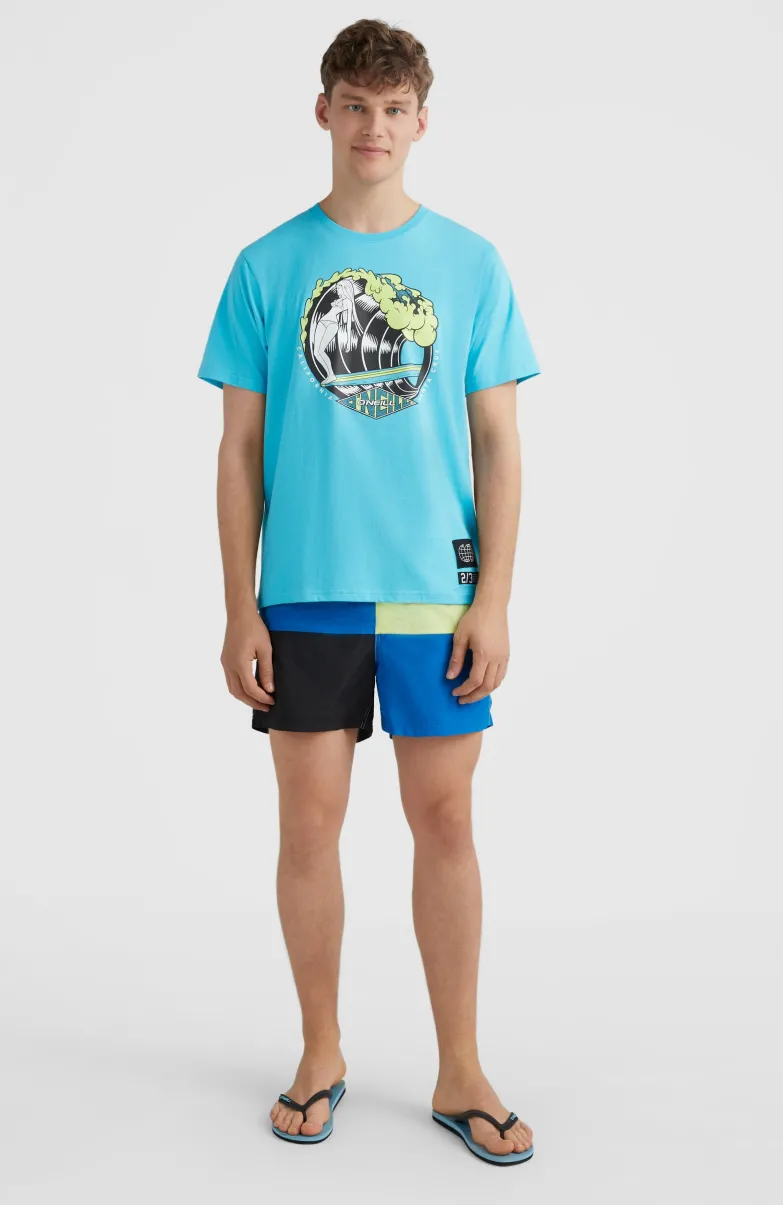 Zwemshort Wilder Colourblock 16'' | Princess Blue Colour Block